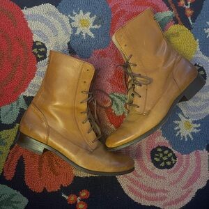 FRYE Melissa Lace Short Combat Boots